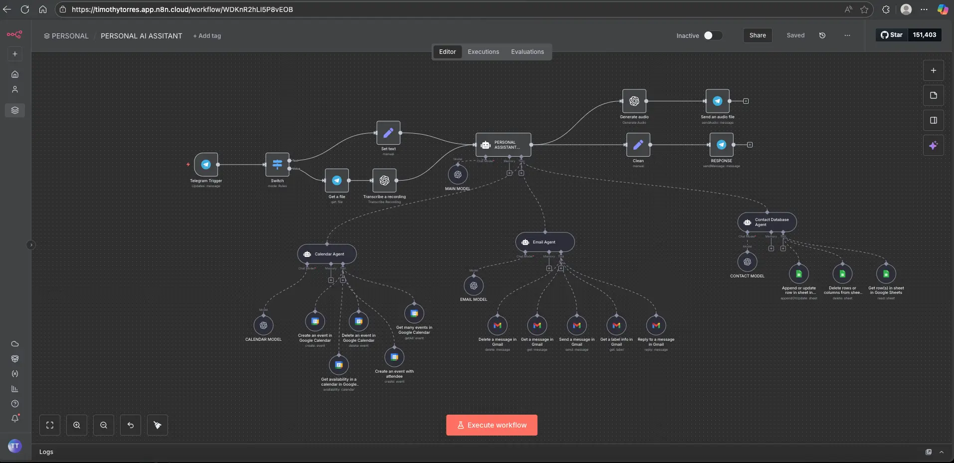 Personal Assist Multi-Agent